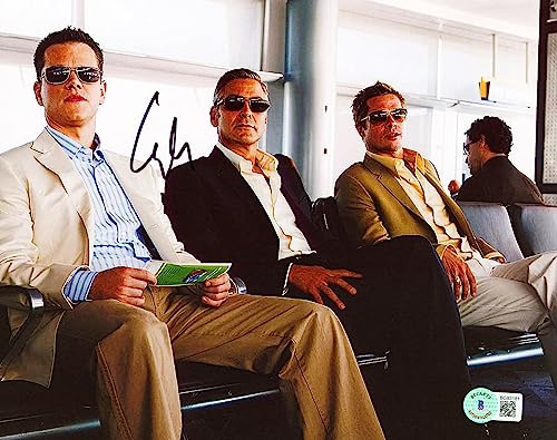 George Clooney Ocean's 11 Authentic Signed 8x10 Photo Autographed BAS #BG83181