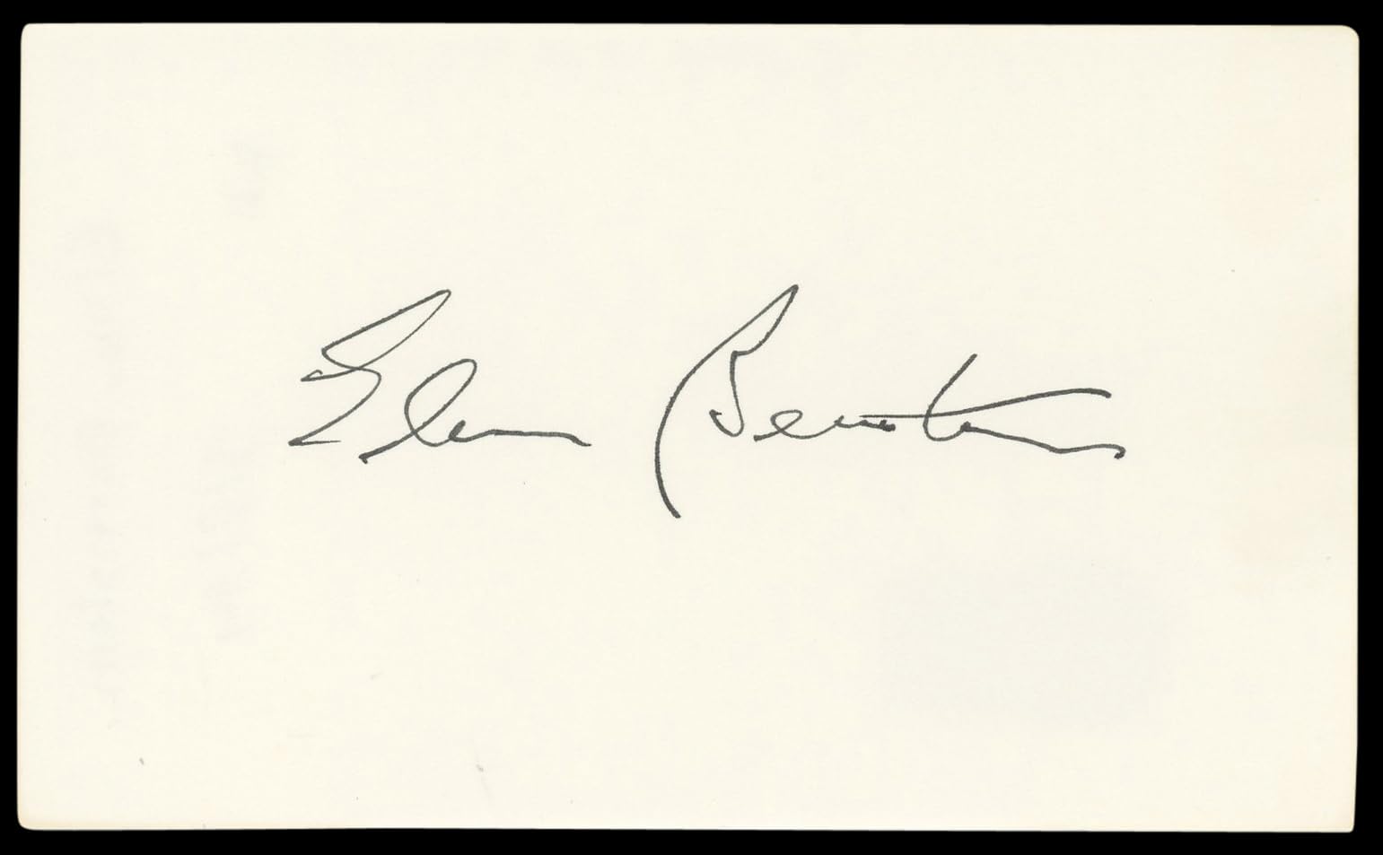 Elmer Bernstein The Magnificent Seven Signed 3x5 Index Card BAS #AD70383