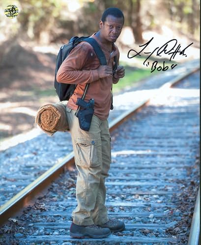 Lawrence Gilliard The Walking Dead "Bob" Signed 8x10 Photo Wizard World 2