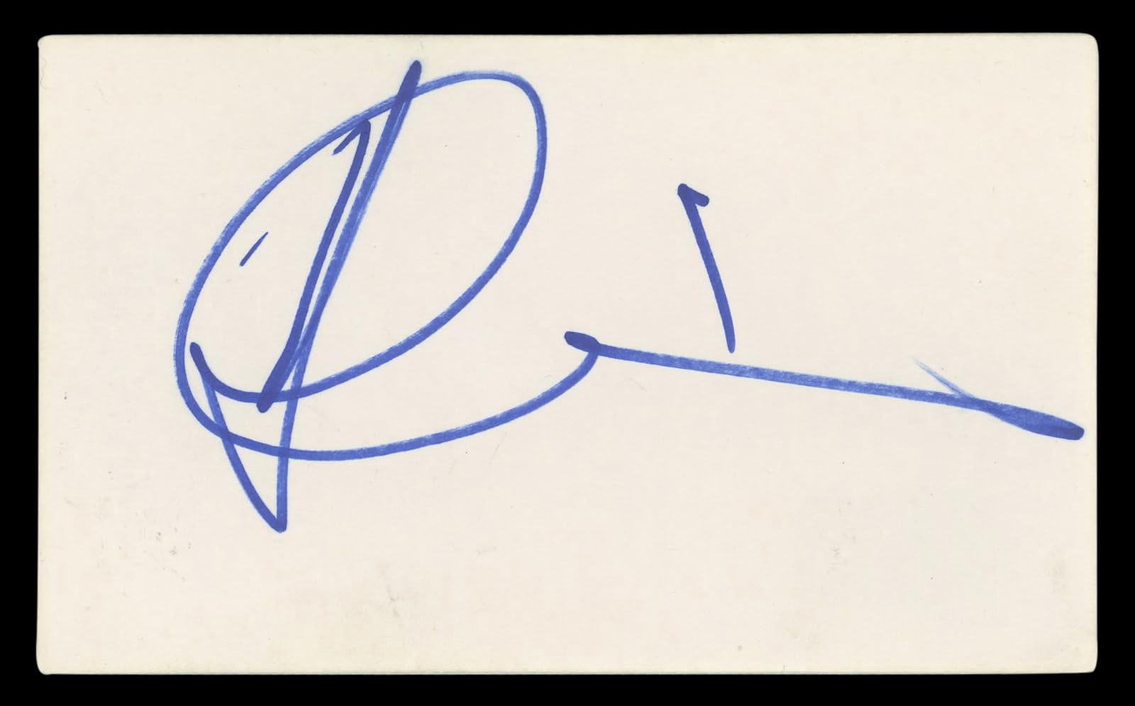 Andy Garcia The Untouchables Authentic Signed 3x5 Index Card BAS #BL96355