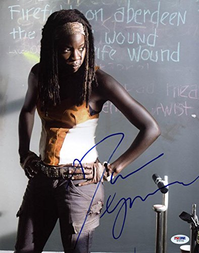 Danai Gurira The Walking Dead Signed Authentic 11X14 Photo PSA/DNA #W79793