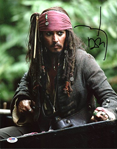 Johnny Depp Authentic Signed 11X14 Photo w/ Graded 10 Autograph! PSA/DNA #W04393