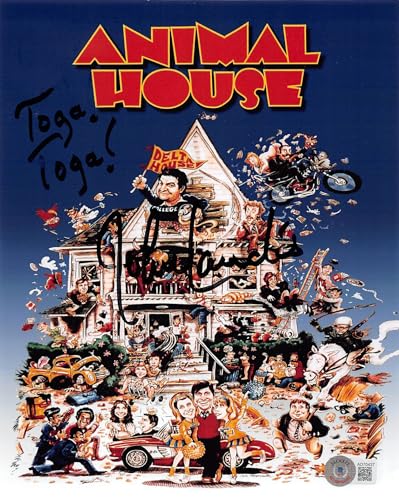 John Landis Animal House "Toga! Toga!" Signed 8x10 Vertical Photo BAS 1