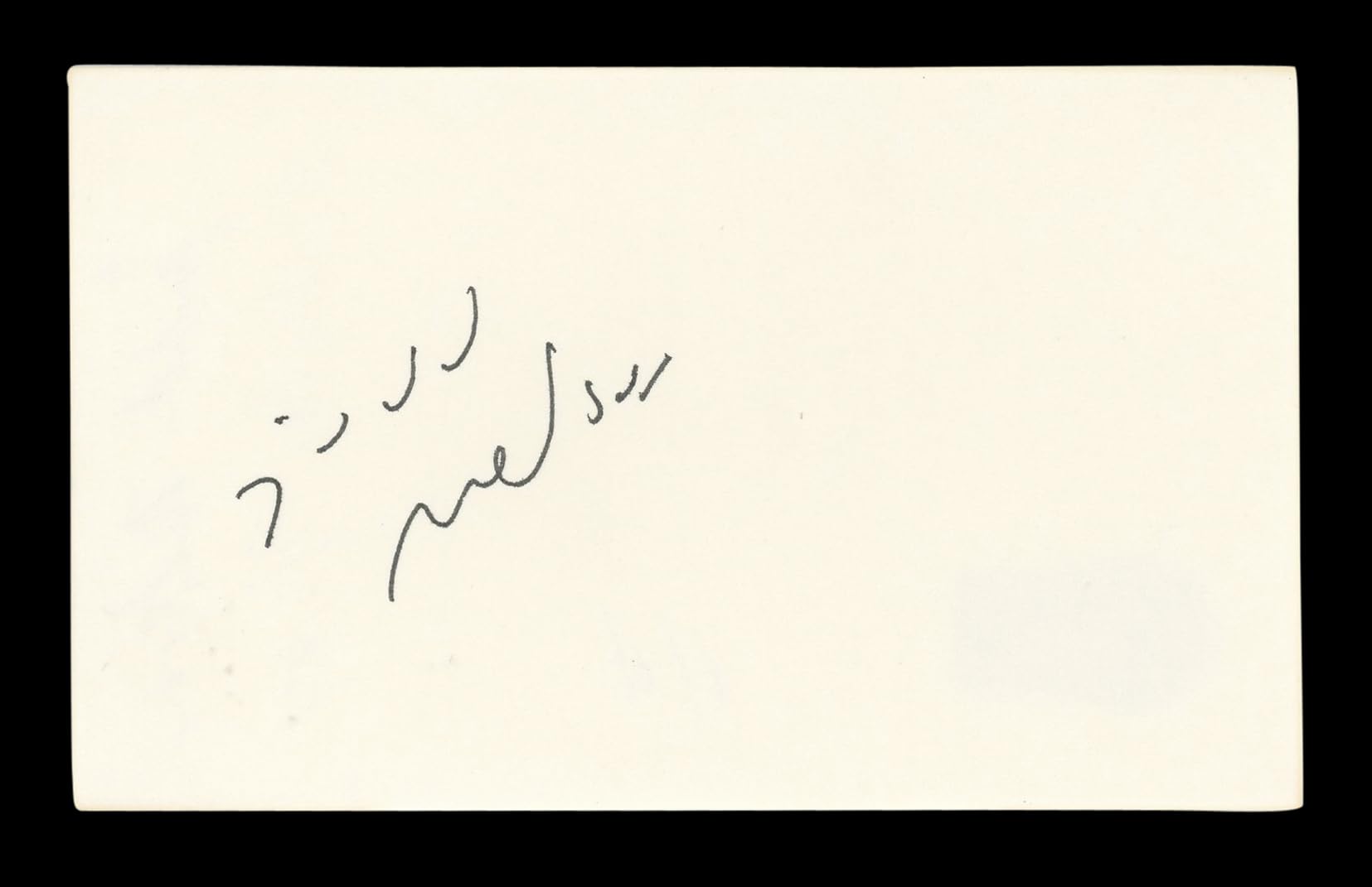 Judd Nelson The Breakfast Club Authentic Signed 3x5 Index Card BAS #BL96677