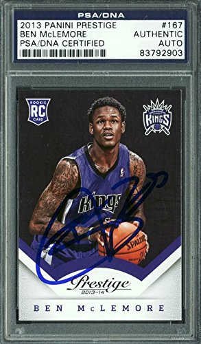 Kings Ben McLemore Signed Card 2013 Playoff Prestige RC #167 PSA/DNA Slabbed