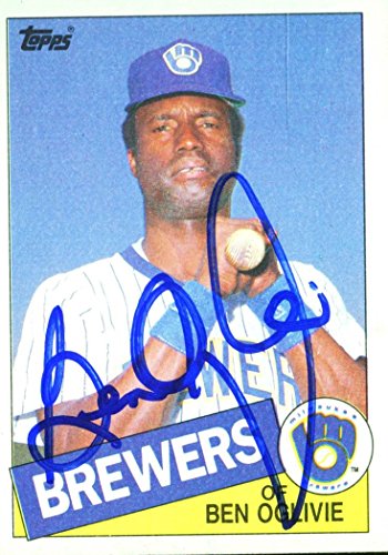Brewers Ben Oglivie Authentic Signed Card 1985 Topps #681 Autographed w/ COA