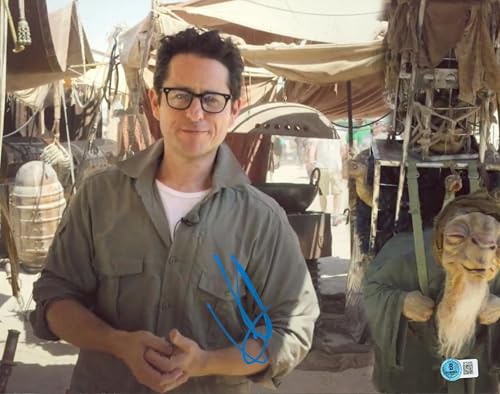 J.J. Abrams Star Wars The Force Awakens Signed 11x14 Photo BAS #BP50686