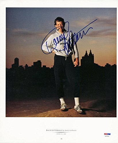David Letterman Authentic Signed 12X14 Magazine Page Photo PSA/DNA #V27670