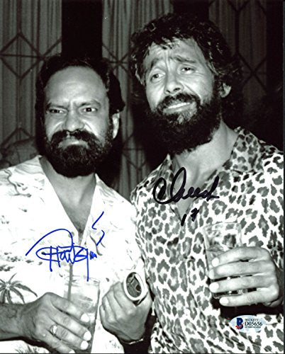 Cheech Marin & Tommy Chong Up in Smoke Authentic Signed 8x10 Photo BAS #D05656