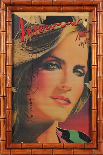 Andy Warhol Authentic Signed & Framed Interview Magazine Cover BAS #AC33524