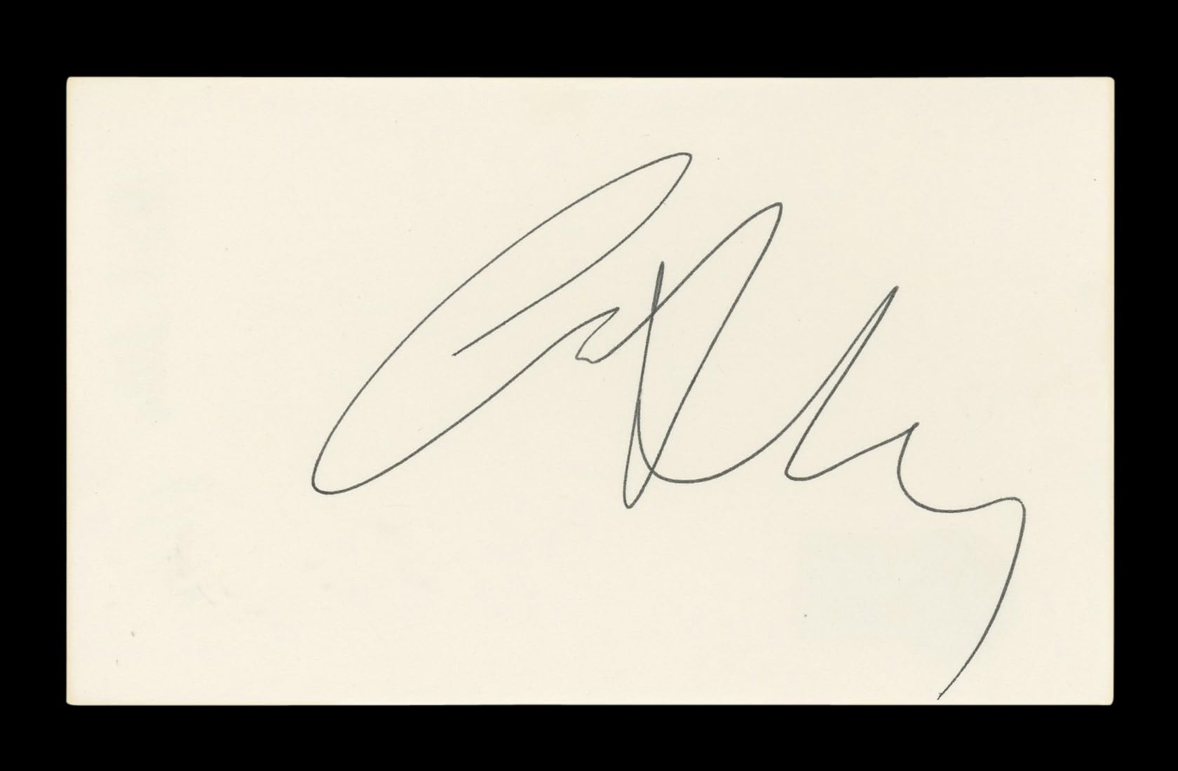 Chad Allen Dr. Quinn, Medicine Woman Signed 3x5 Index Card BAS #AD70177