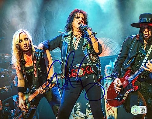 Alice Cooper Authentic Signed 8x10 Photo Autographed BAS #BG79172