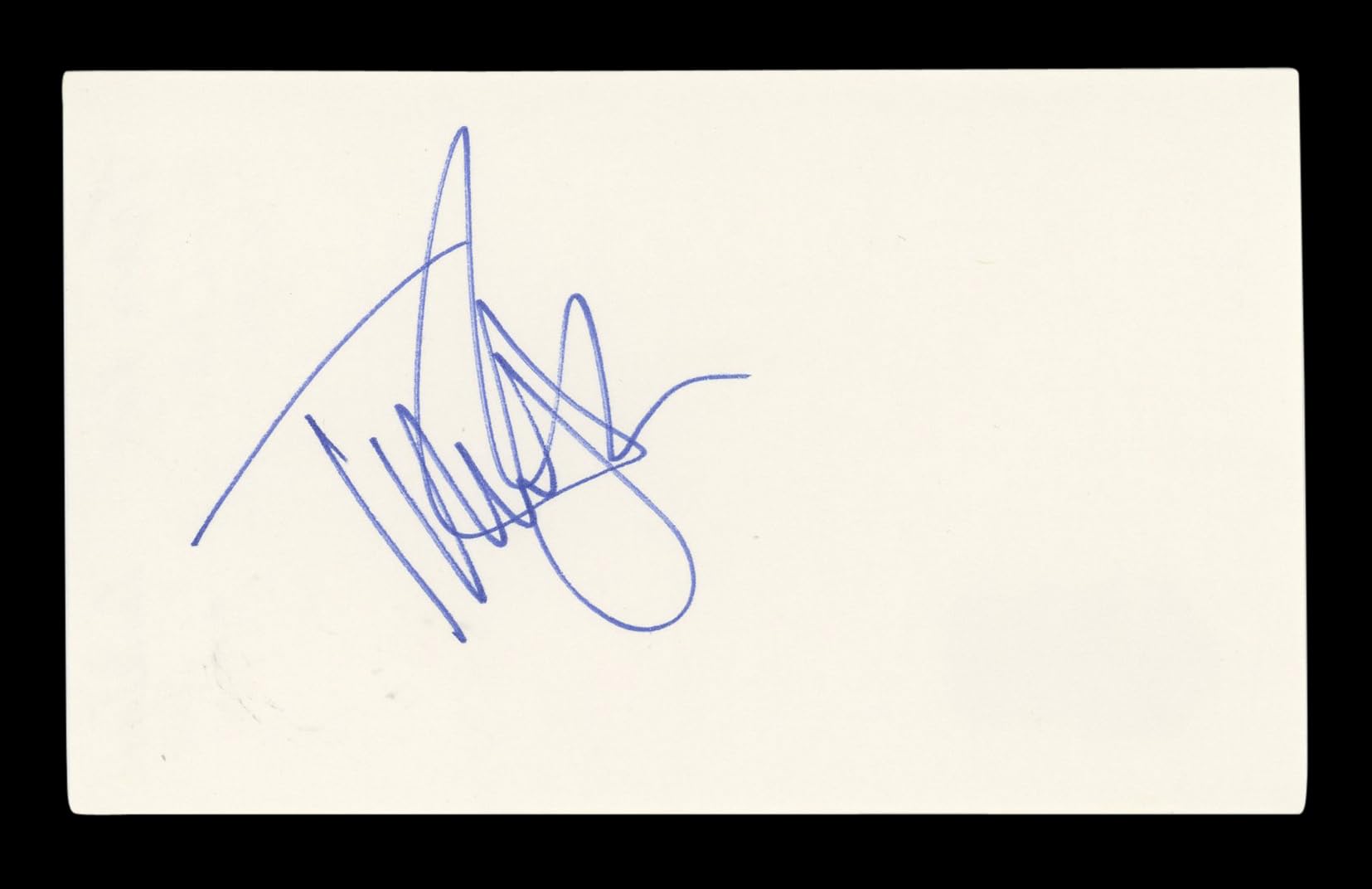 Tracey Ross Passions Authentic Signed 3x5 Index Card Autographed BAS #AD70243