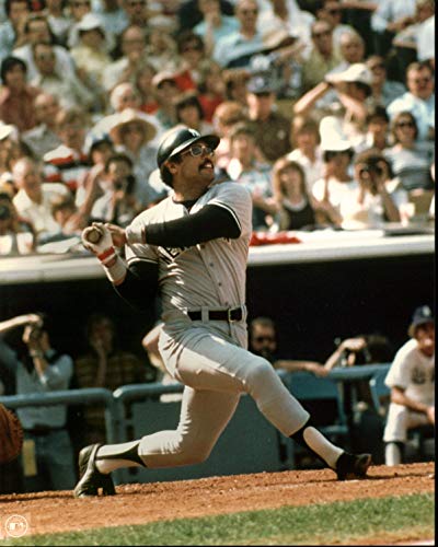 Yankees Reggie Jackson 8x10 PhotoFile Swinging Photo Un-signed