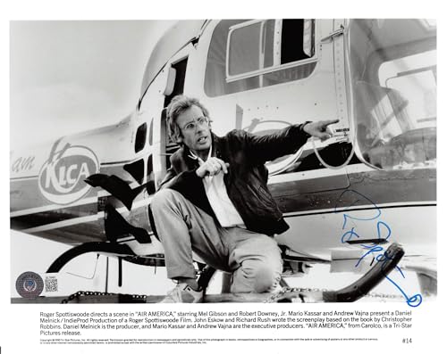 Roger Spottiswoode Air America Authentic Signed 8x10 Photo BAS #BL76461