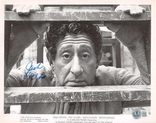 Jack Gilford A Funny Thing; the Forum Authentic Signed 8x10 Photo BAS #BN74310
