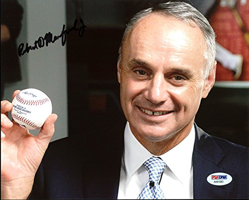 Robert Manfred Jr. MLB Commissioner Authentic Signed 8X10 Photo PSA/DNA #AA81083