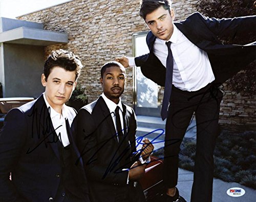 That Awkward Moment (3) Zac Efron, Teller & Jordan Signed 11X14 Photo PSA W00414