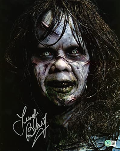 Linda Blair The Exorcist Authentic Signed 11x14 Vertical Face Photo BAS