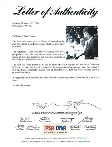 Bill Clinton Signed 8X10 Photo Meeting John F. Kennedy In 1963 PSA/DNA #X01260