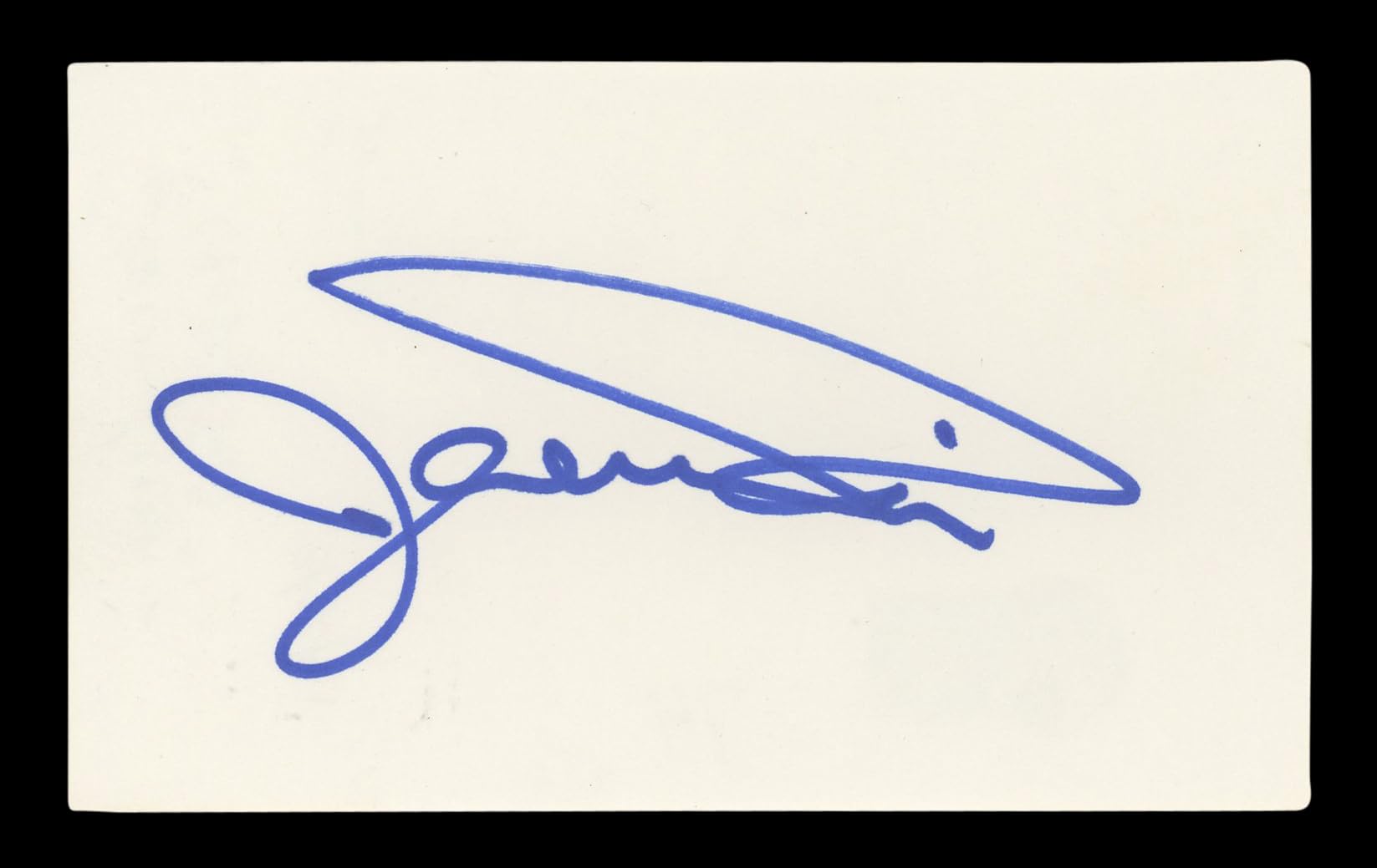 Jeremy Piven Entourage Authentic Signed 3x5 Index Card Autographed BAS #BL96455
