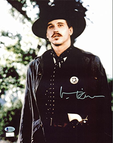 Val Kilmer Tombstone Authentic Signed 11x14 Photo BAS