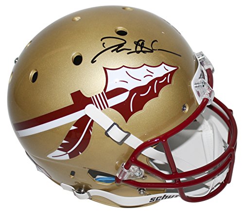Florida State Deion Sanders Signed Schutt Full Size Rep Helmet BAS Witnessed