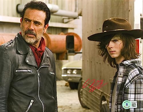 Chandler Riggs The Walking Dead Authentic Signed 8x10 Photo BAS #BG83210