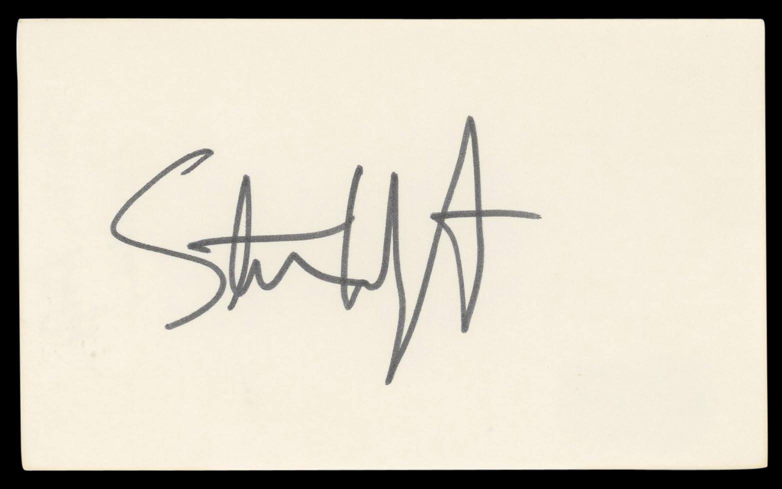 Stephen Dorff Blade Authentic Signed 3x5 Index Card Autographed BAS #BL98777
