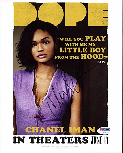 Chanel Iman Dope Signed Authentic 8X10 Photo Autographed PSA/DNA #Z56572
