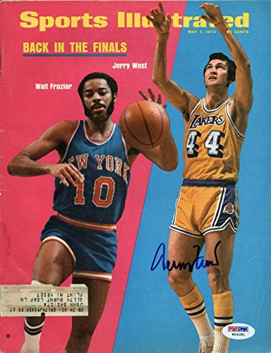 Lakers Jerry West Authentic Signed 1973 Sports Illustrated PSA/DNA #W24281