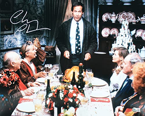 Chevy Chase Christmas Vacation Authentic Signed 16x20 Photo BAS Wit #WM90411