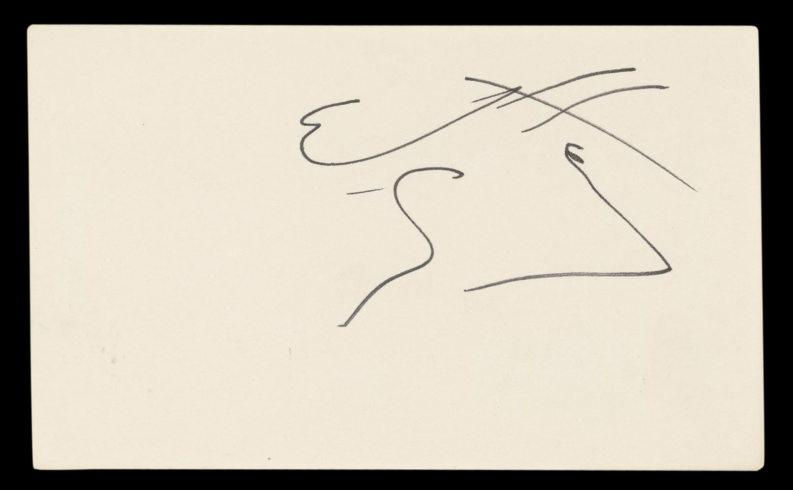 Henry Winkler Happy Days Authentic Signed 3x5 Index Card BAS #BL98555