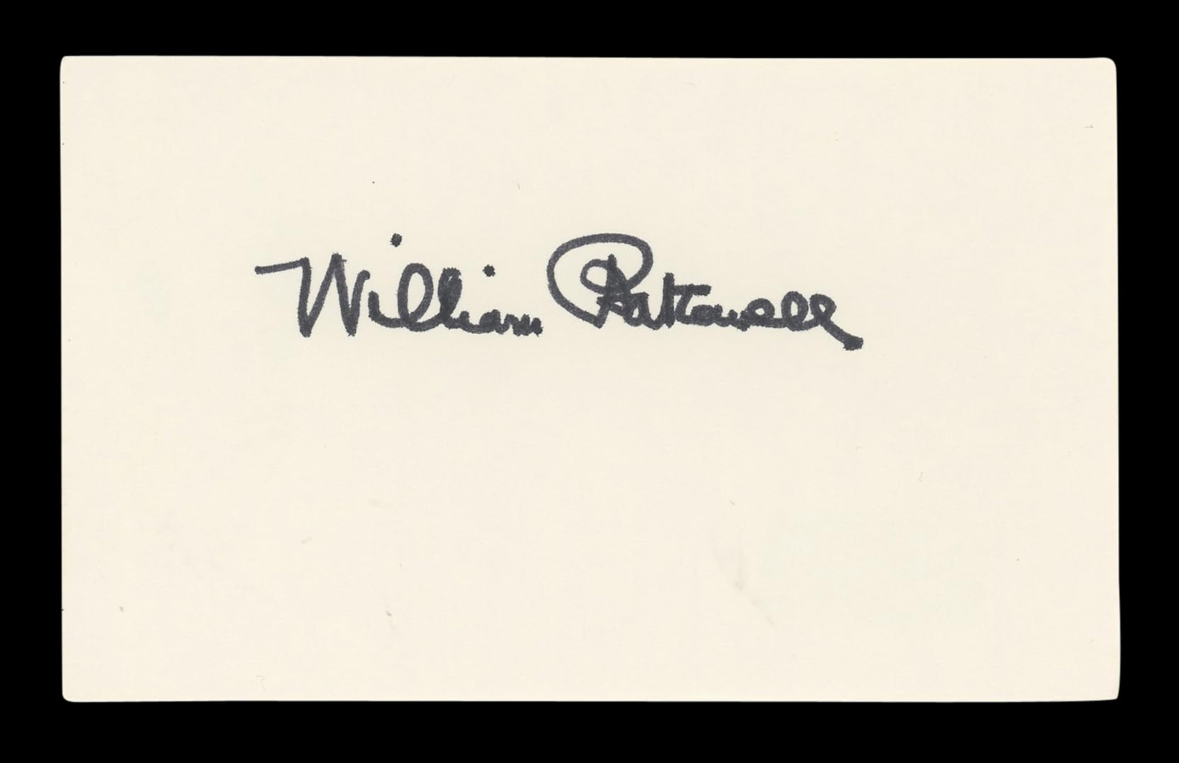 William Bakewell Quiet on the Western Front Signed 3x5 Index Card BAS #AD70348