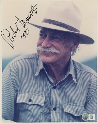 Richard Farnsworth Sylvester "1987" Authentic Signed 8x10 Photo BAS #BN74302