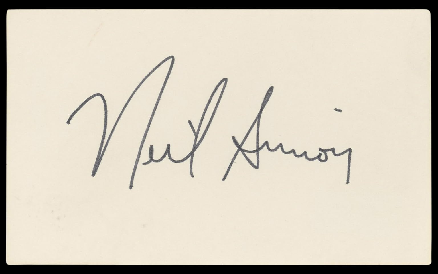 Neil Simon Barefoot in the Park Authentic Signed 3x5 Index Card BAS #BL98572