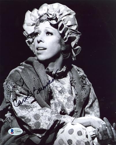 Carol Burnett Authentic Signed 8x10 Photo Autographed BAS #T20685
