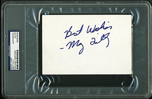 Meg Tilly Authentic Signed 4X6 Index Card Autographed PSA/DNA Slabbed