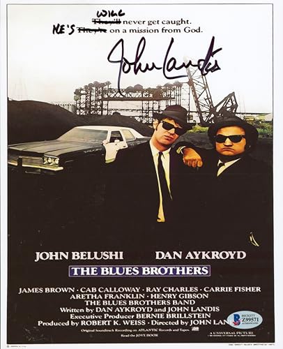 John Landis The Blues Brothers Authentic Signed 8x10 Photo BAS #Z99571