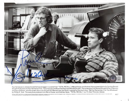 Paul Verhoeven Total Recall Authentic Signed 8x10 Photo Autographed BAS #BK03849