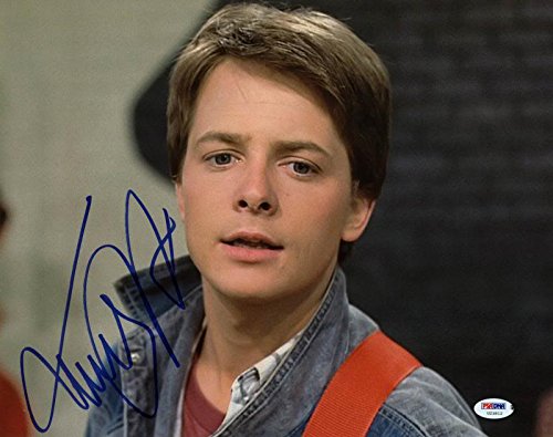 Michael J. Fox Back To The Future Signed Authentic 11X14 Photo PSA/DNA #U23812