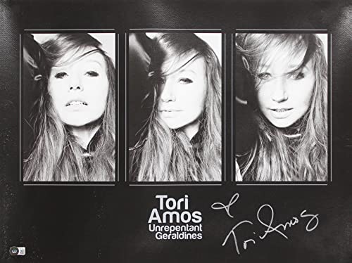 Tori Amos Authentic Signed 18x24 Unrepentant Geraldines Poster BAS #BA74001