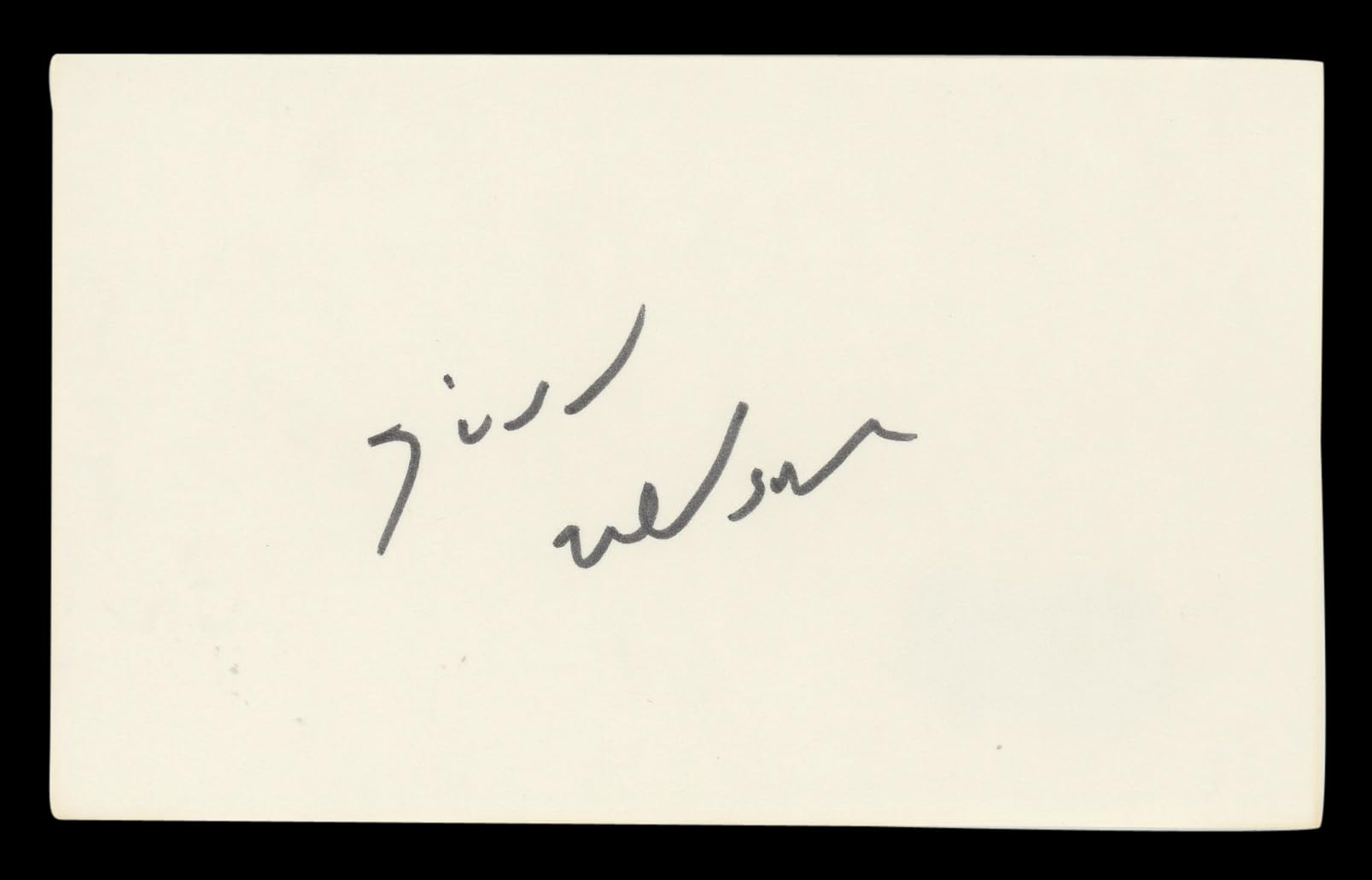 Judd Nelson The Breakfast Club Authentic Signed 3x5 Index Card BAS #BL96678