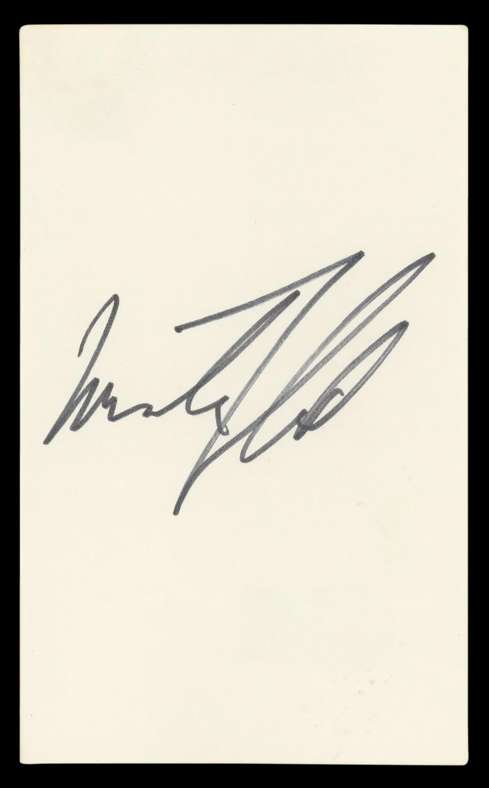 Martin Short Three Amigos! Authentic Signed 3x5 Index Card BAS #BL98507