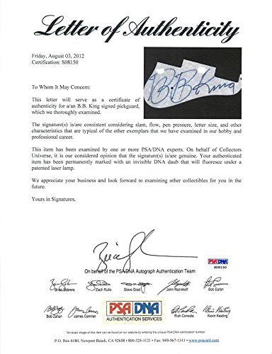 B.B. King Authentic Signed Electric Guitar Autographed PSA/DNA #S08150