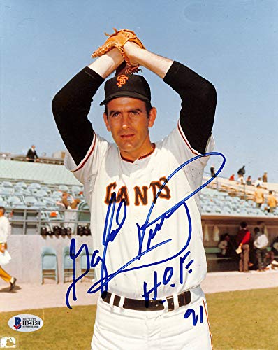 Giants Gaylord Perry "HOF 91" Authentic Signed 8x10 Photo BAS #H94158