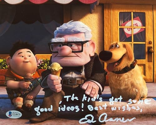 Ed Asner Up "The Kid's Got Some Good Ideas!" Signed 8x10 Photo BAS #U14675