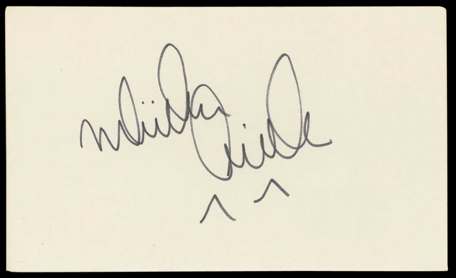 Mädchen Amick Twin Peaks Signed 3x5 Index Card Autographed BAS #AD70385