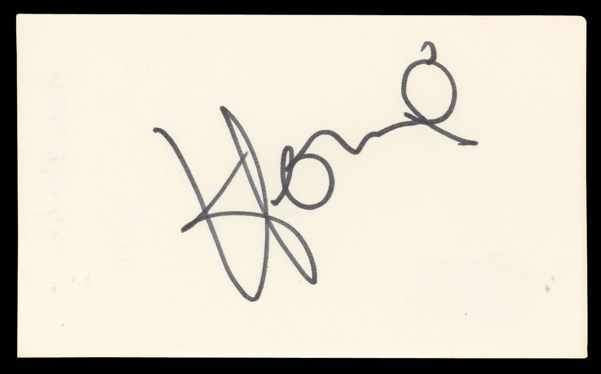 Howie Mandel Deal or No Deal Authentic Signed 3x5 Index Card BAS #BN06423