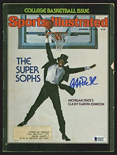 Lakers Magic Johnson Signed Nov. 1978 Sports Illustrated Magazine BAS #MJ00967